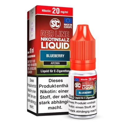 SC - Red Line - Blueberry - Nikotinsalz Liquid (10 ml)