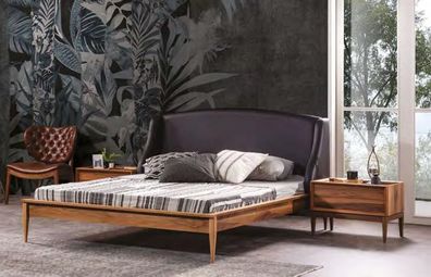 Moderner Holz Nachtitsch Beistelltisch Schlafzimmer Ablage Möbel Luxus