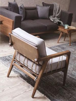 Moderner Sessel Luxus Einsitzer Loungesessel Wohnzimmer Möbel Einrichtung