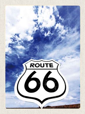 Blechschild 30x40 cm - Amerika USA Straße Route 66 Himmer
