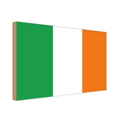 vianmo Holzschild Holzbild 20x30 cm Irland Fahne Flagge