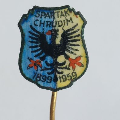 Fussball Anstecknadel Spartak Chrudim 1899 Tschechien Czech Republic