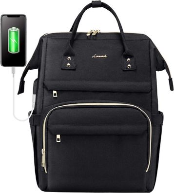 Lovevook Rucksack Damen Laptop 15,6 Zoll, Wasserdicht Backpack Schulrucksack Mäd