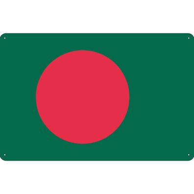 vianmo Blechschild Wandschild 30x40 cm Bangladesch Fahne Flagge