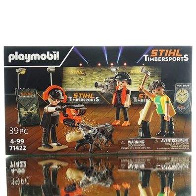 STIHL playmobil Timbersports® Edition 71422 für 4 bis 99 Jahre - 39-teilig