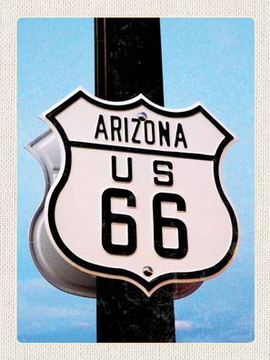 Holzschild 30x40 cm - Amerika USA Arizona Straße Route 66