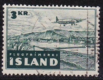ISLAND Iceland [1947] MiNr 0246 ( O/ used ) Flugzeug