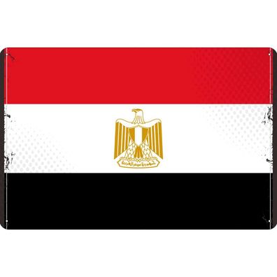 vianmo Blechschild Wandschild 30x40 cm Ägypten Fahne Flagge