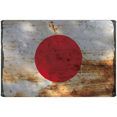 vianmo Blechschild Wandschild 30x40 cm Japan Fahne Flagge
