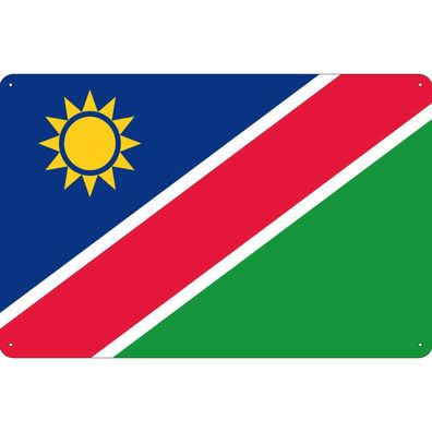 vianmo Blechschild Wandschild 30x40 cm Namibia Fahne Flagge