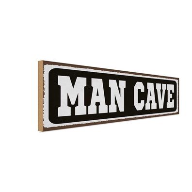 vianmo Holzschild 27x10 cm Männer Frauen Man Cave Männer Höhle
