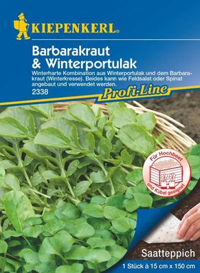 Kiepenkerl® Barbarakraut & Winterportulak - Saatteppich - Gemüsesamen