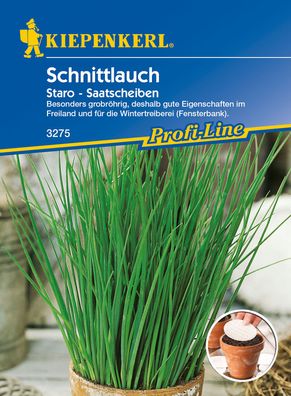 Kiepenkerl® Schnittlauch Staro - Saatscheiben - Kräutersamen