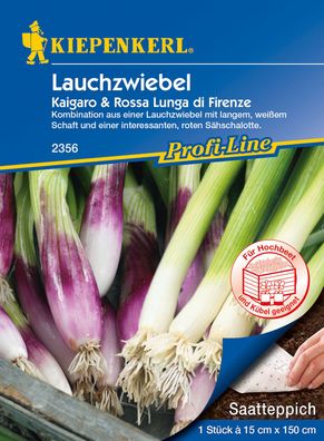 Kiepenkerl® Lauchzwiebel Saatteppich - Gemüsesamen