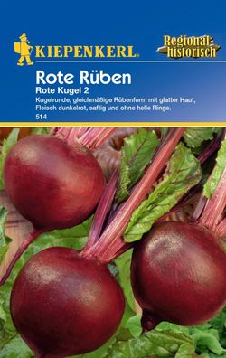Kiepenkerl® Rote Rüben Rote Kugel 2 - Gemüsesamen