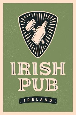 Blechschild 20x30 cm - Ireland Irish pub