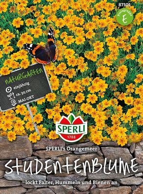 Sperli Studentenblumen Tagetes SPERLI's Orangemeer - Blumensamen