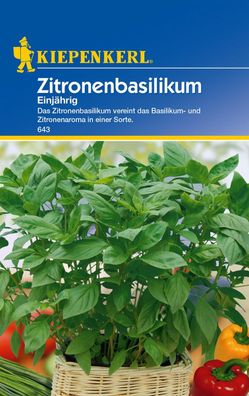 Kiepenkerl® Zitronenbasilikum - Kräutersamen