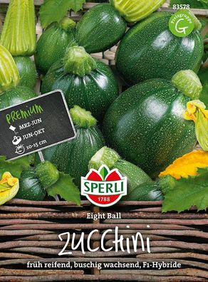 Sperli Zucchini Eight Ball F1 - Gemüsesamen