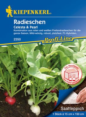 Kiepenkerl® Radieschen Celesta & Pearl Saatteppich - Gemüsesamen