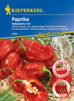 Kiepenkerl® Paprika Habanero rot - Gemüsesamen