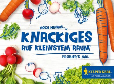 Kiepenkerl® Startersaatgut Radieschen & Möhren & Pflücksalat - Gemüsesamen