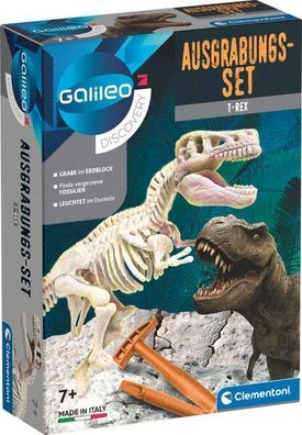 Clementoni Galileo - Ausgrabungsset Glow in the dark - Dinosaurier T-Rex