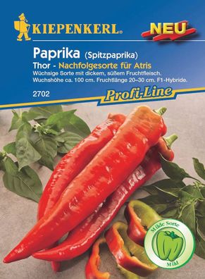 Kiepenkerl® Paprika Spitzpaprika Thor F1 - Hybride - Gemüsesamen