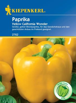 Kiepenkerl® Blockpaprika Yellow California Wonder - Gemüsesamen