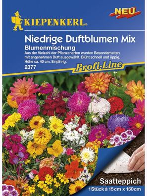 Kiepenkerl® Blumenmischung Saatteppich -Niedrige Duftblumen Mix - Blumensamen