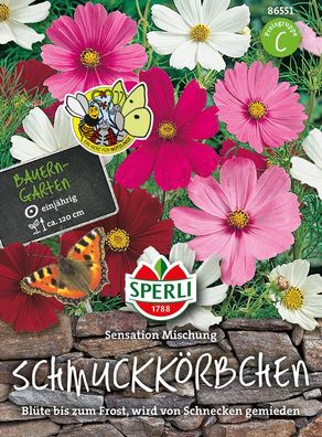 Sperli Schmuckkörbchen / Kosmeen Sensation Mischung - Blumensamen