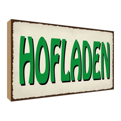 vianmo Holzschild 30x40 cm Hofladen Marktstand Laden Hofladen Verkauf Metal