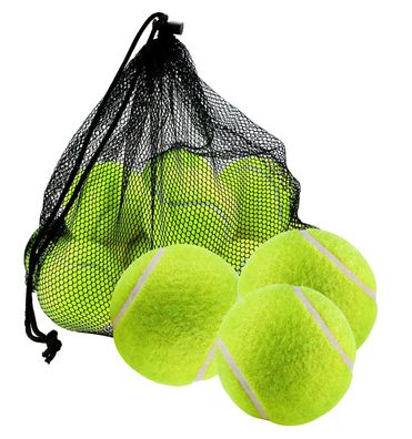 Sportyfits® 9x Tennisbälle für Wettkampf & Training - Tennisball gelb für alle Beläge