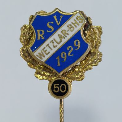 Fussball Anstecknadel RSV Wetzlar Büblingshausen 1929 FV Hessen Kreis Wetzlar