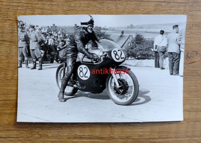 DDR Foto Motorrad Rennsport Sachsenring Motorsport Geoff Tanner England