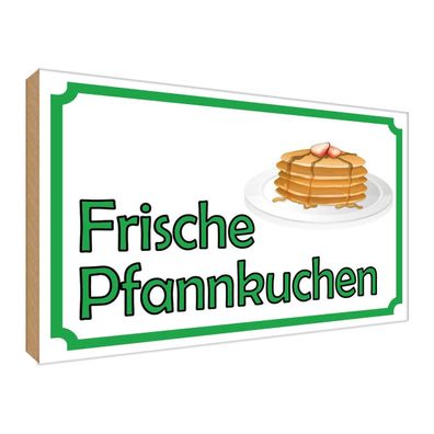 vianmo Holzschild 30x40 cm Hofladen Marktstand Laden frische Pfannkuchen Verkauf