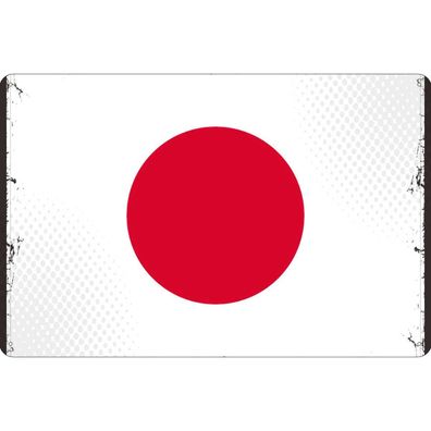 vianmo Blechschild Wandschild 30x40 cm Japan Fahne Flagge