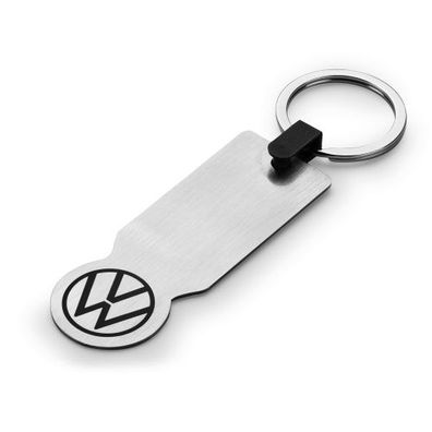 Original VW Schlüsselanhänger Logo Emblem Schlüsselring Anhänger silber 1K6087010