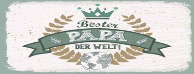 vianmo Holzschild 27x10 cm Männer Frauen Bester Papa der Welt