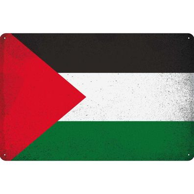 vianmo Blechschild Wandschild 30x40 cm Palästina Fahne Flagge