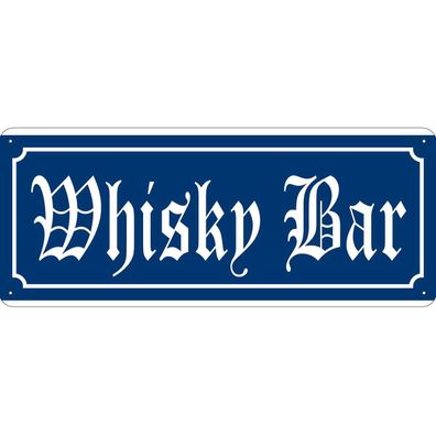 vianmo Blechschild 27x10 cm gewölbt Essen Trinken Whisky Bar Alkohol