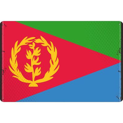 vianmo Blechschild Wandschild 30x40 cm Eritrea Fahne Flagge