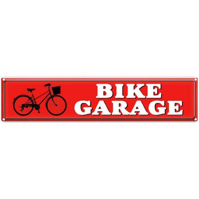vianmo Blechschild 46x10 cm gewölbt Sport Hobby Bike Garage Fahrrad