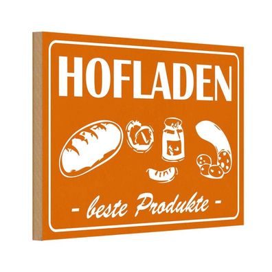vianmo Holzschild 20x30 cm Dekoration Hofladen Beste Produkte