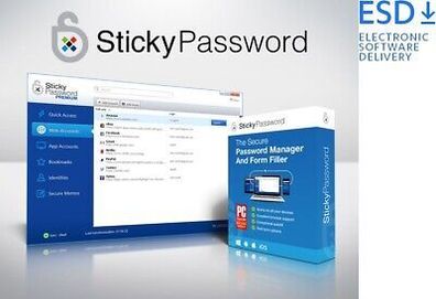 Sticky Password-Manager Premium|1 Nutzer/ unlimited Geräte|Lifetime|eMail|ESD