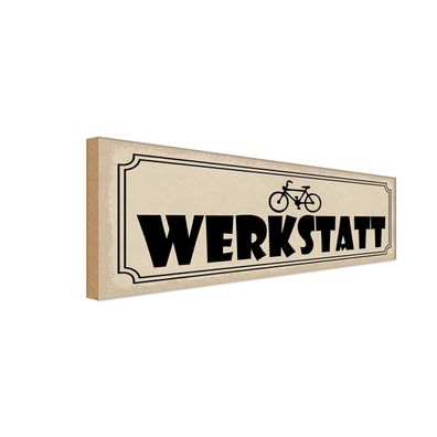vianmo Holzschild 27x10 cm Garage Werkstatt Fahrrad Wekstatt