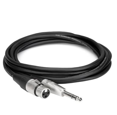 Hosa HXS-003 XLR female zu Klinkenstecker 6,3mm 1m