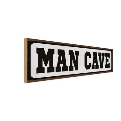 vianmo Holzschild 27x10 cm Dekoration Man Cave