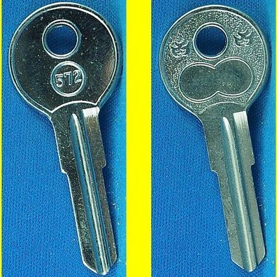 Schlüsselrohling Börkey 572 für verschiedene Fiat