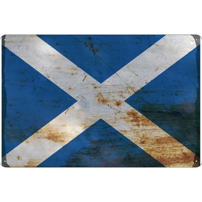 vianmo Blechschild Wandschild 30x40 cm Schottland Fahne Flagge